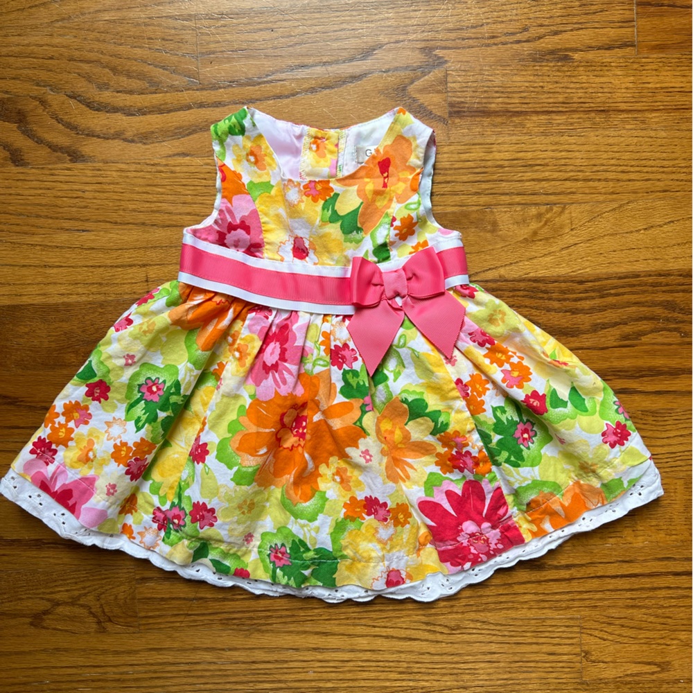 Baby girl floral dress 12M